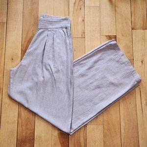 Abercrombie Ultra Wide Leg Linen Pants - XS Long